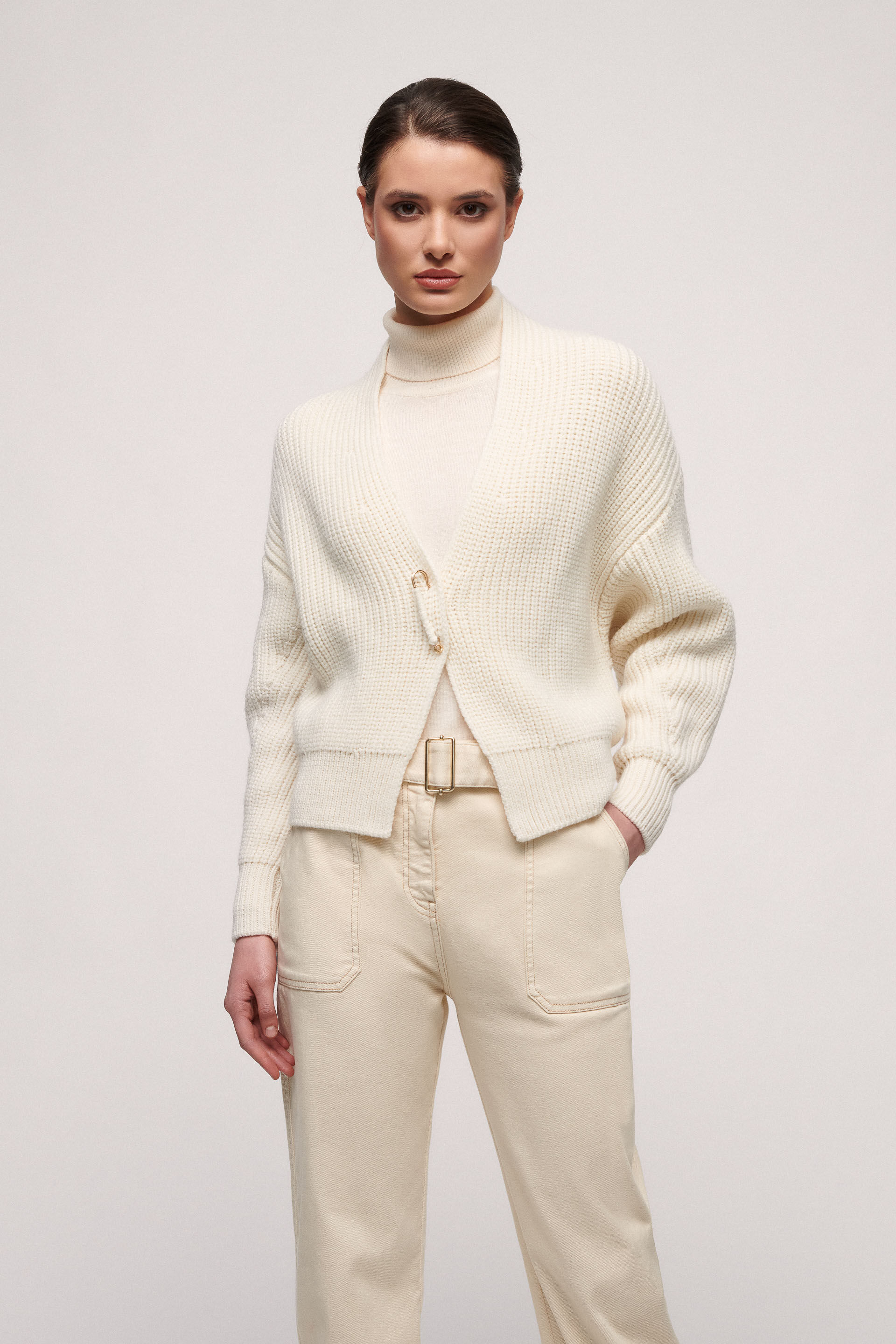 Mail Wool cardigan Luisa Spagnoli