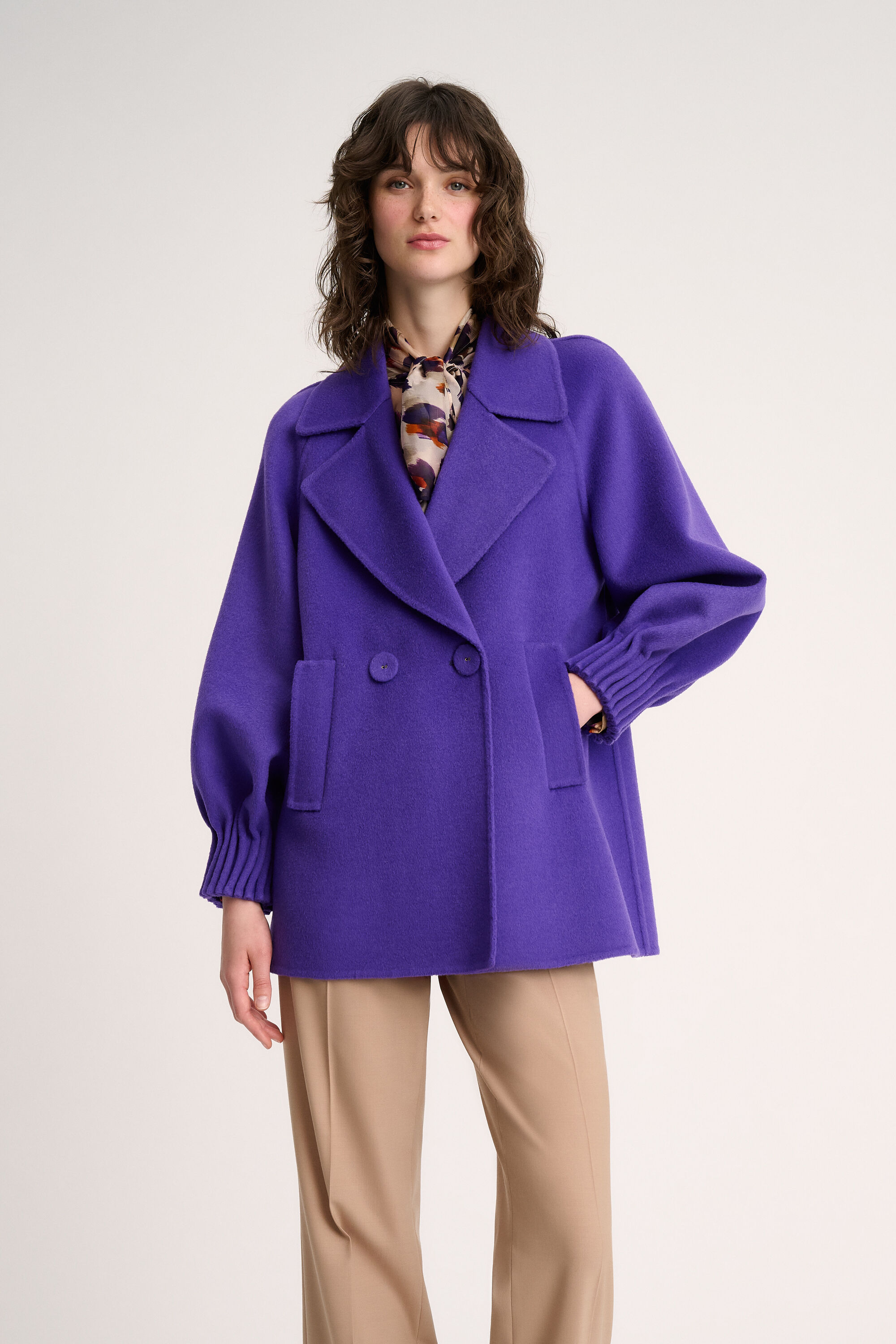 Sillabe Pea coat Luisa Spagnoli